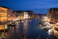 Canal Grande at night